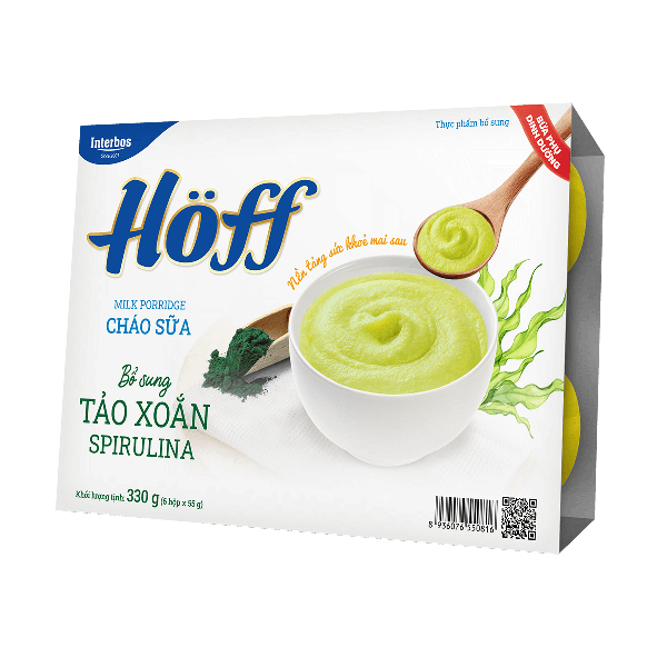 Cháo sữa Tảo xoắn Spirulina Hoff