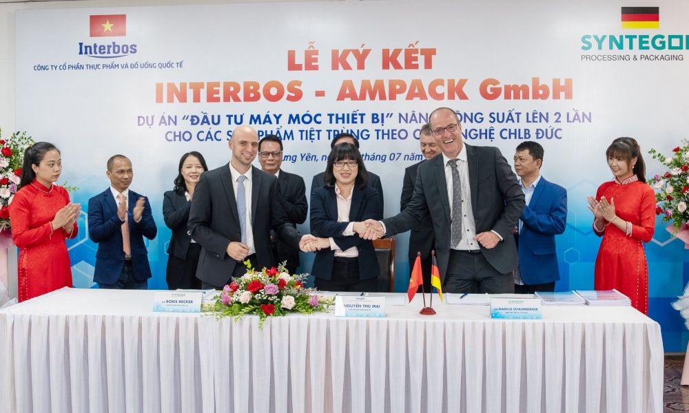 Lễ ký kết Interbos - Ampack GmbH (CHLB Đức)