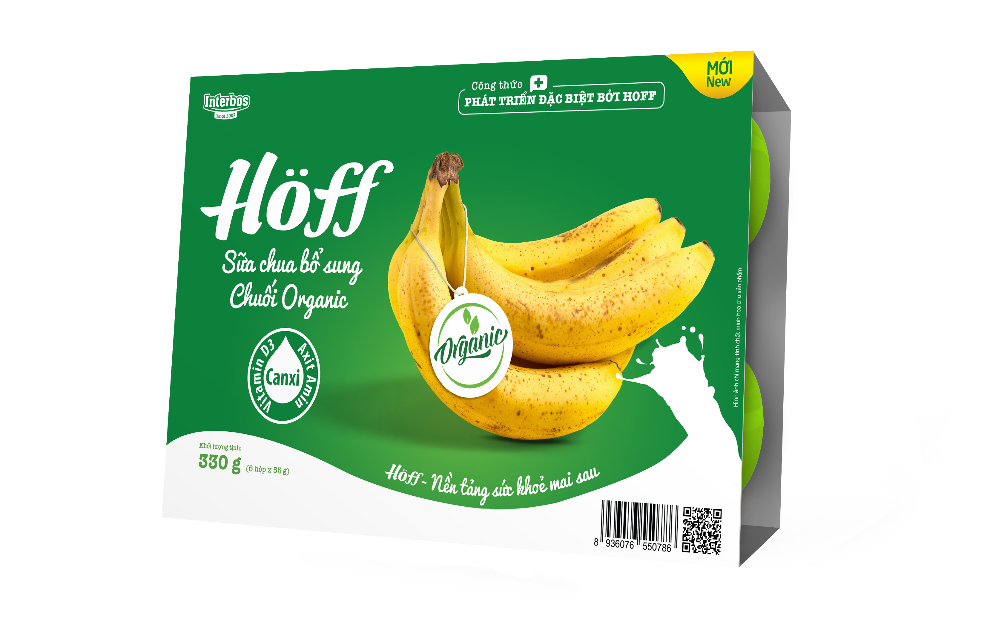Sữa chua Chuối Organic Hoff